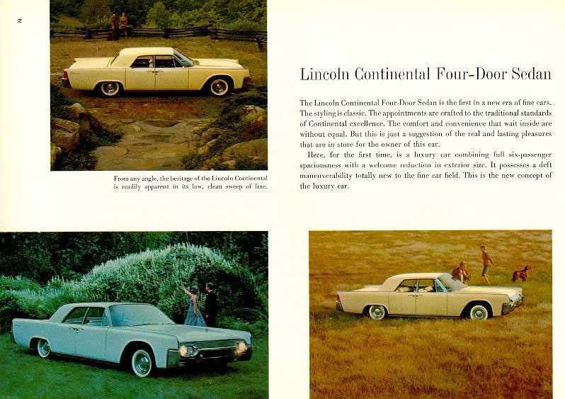 1961 Lincoln Continental Brochure Page 4